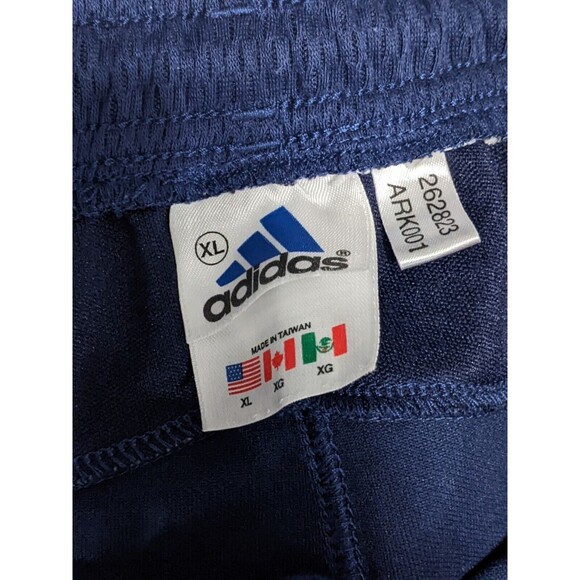 ADIDAS Blue Tapered And Zippered Leg Mens Pant Size XL - Picture 3 of 8